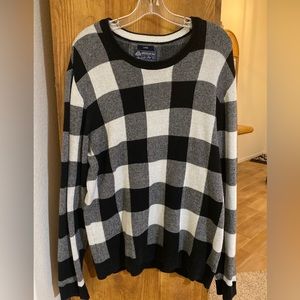American Rag Checkered Crewneck Sweater Size L